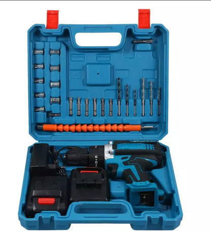 TALADRO Y DESTORNILLADOR MAKITA 36v + 2 BATERÍAS + CARGADOR + ESTUCHE DE ACCESORIOS