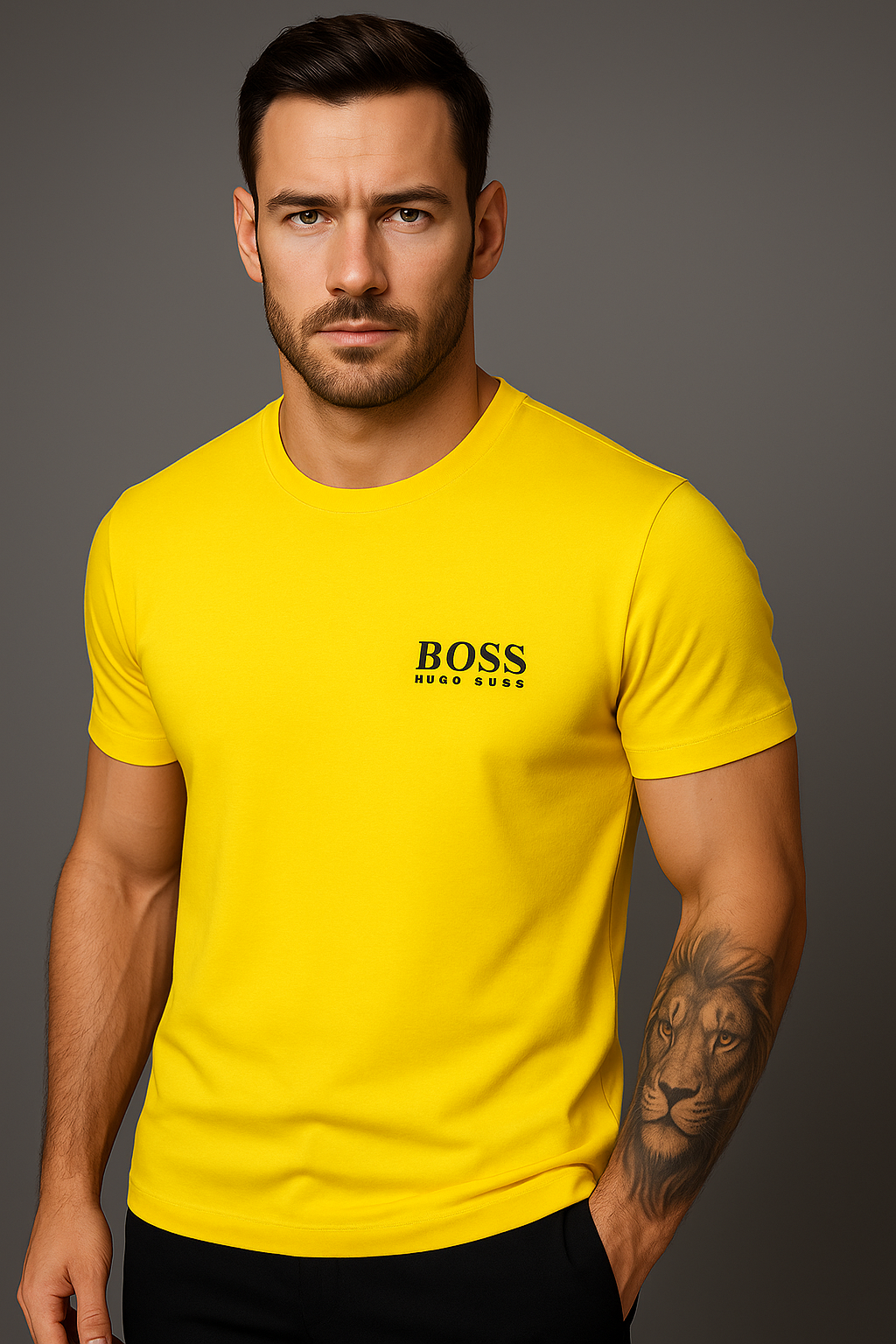 KIT X5 CAMISETAS HUGO BOSS SURTIDAS  + PERFUME GIO